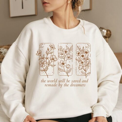 Dark Academia TOG Quote Reading Gothic Book Birthday Christmas Literature Sweatshirt image 0