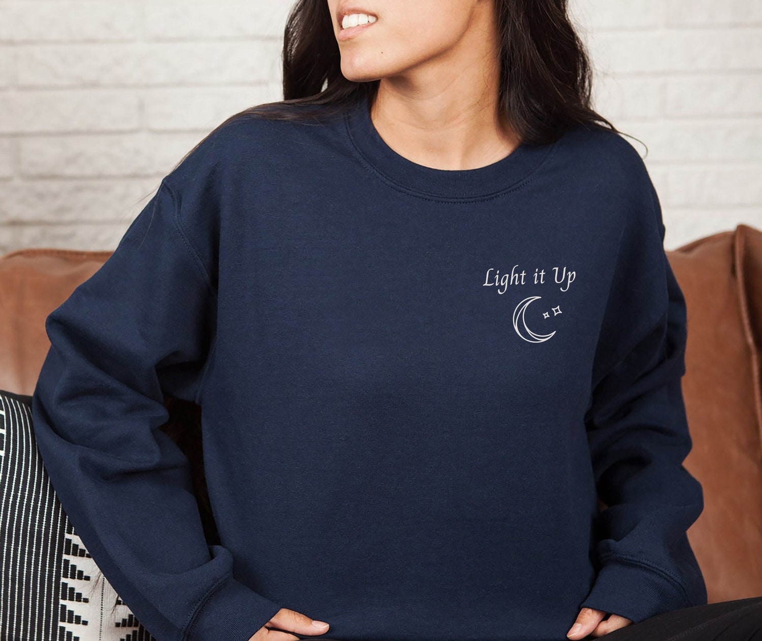 SJM Light It Up Crescent City House Of Earth And Blood Bookish Sweatshirt image 3