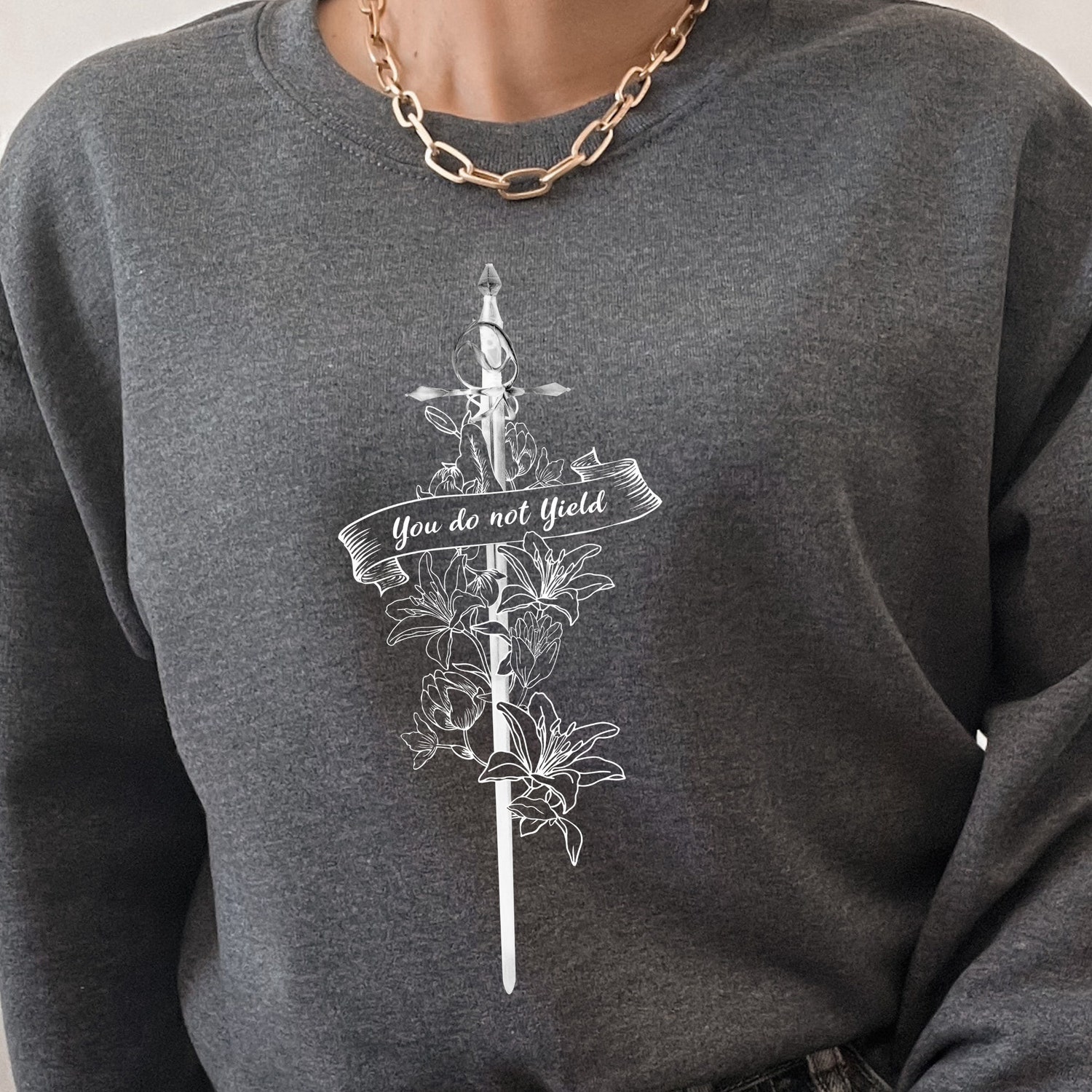 Velaris Acotar You Do Not Yield Bookish SJM A Court Of Thorns And Roses Sweatshirt image 6