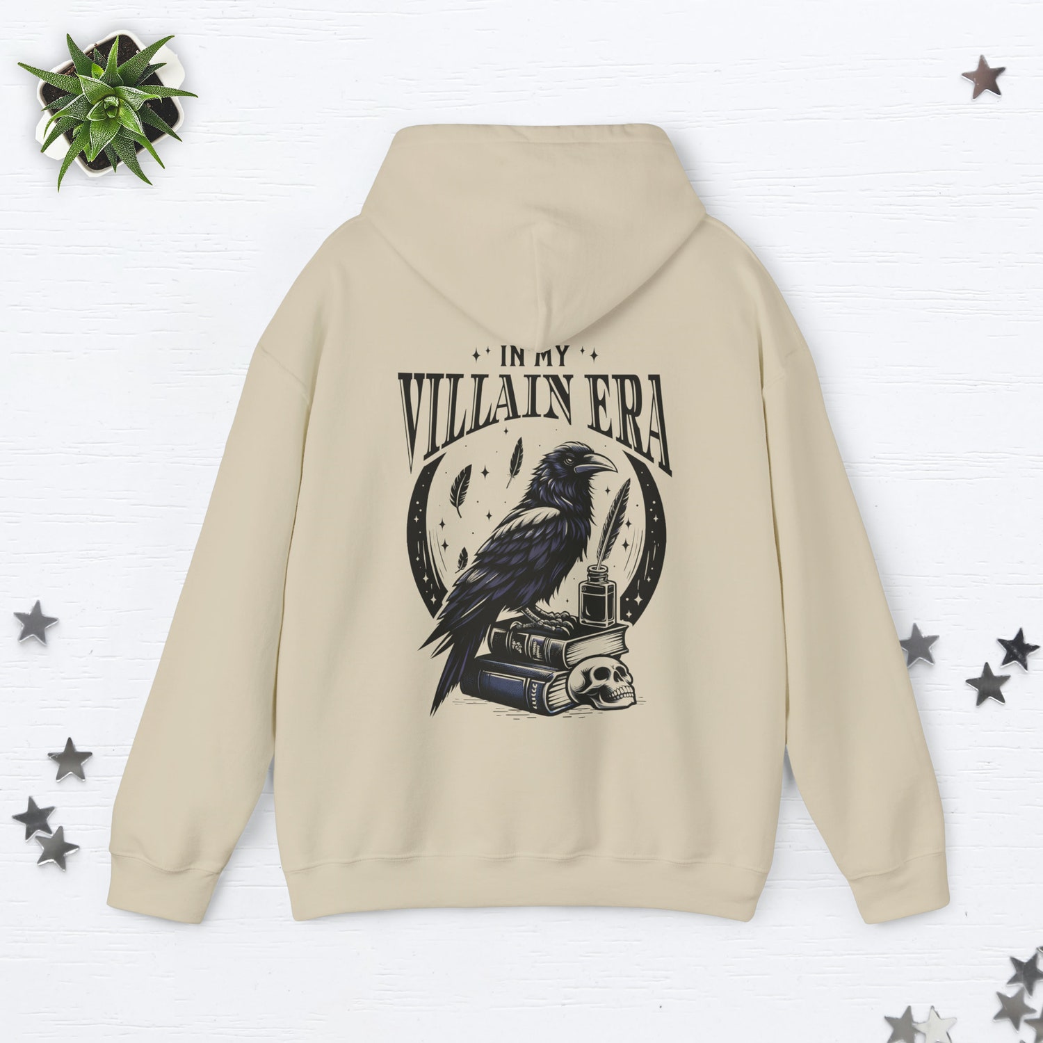 In My Villain Era Morally Grey Book Club Smut Death By Tbr Lover Romantasy Hoodie image 2