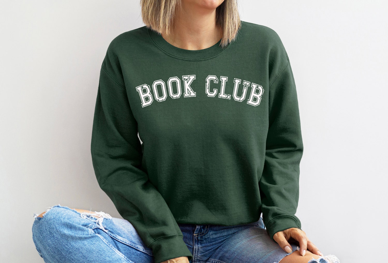 Book Club Lover Novel Reading Women Teacher Birthday Cute Librarian Sweatshirt image 4