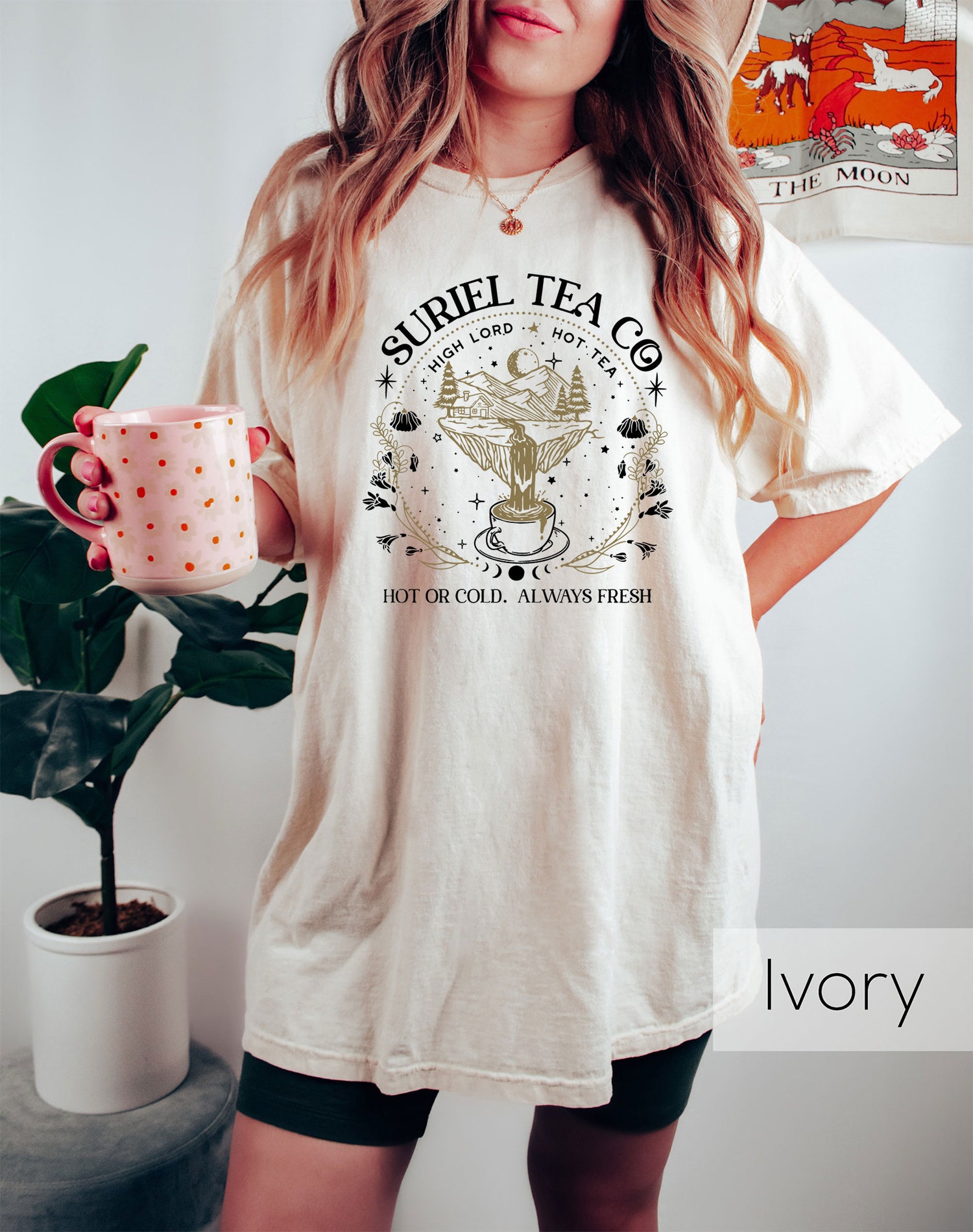 Retro Suriel Tea Co Acotar Bookish A Court Of Thorns And Roses SJM Sweatshirt image 4