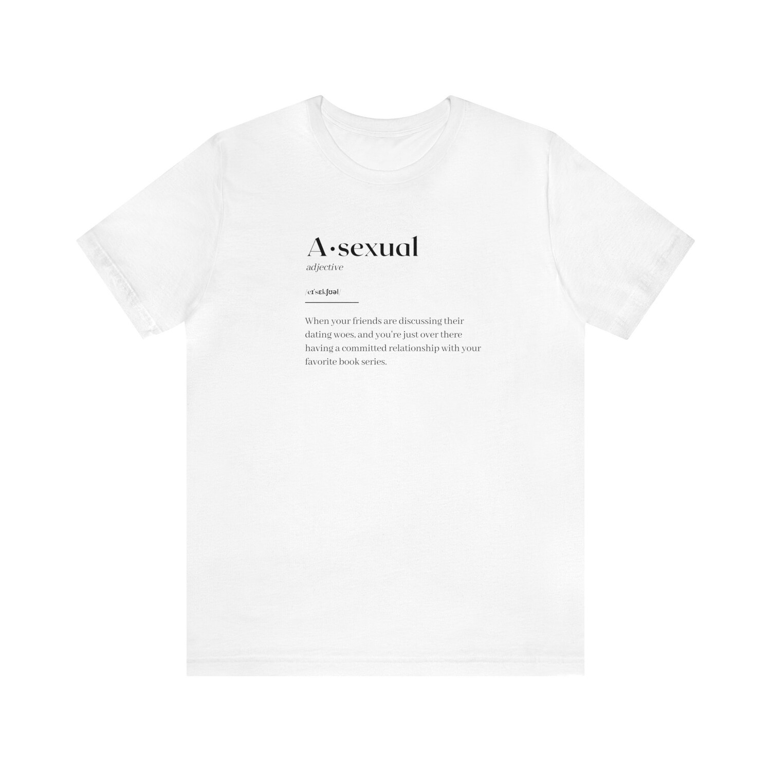 Asexual Definition Ace Pride Funny Bookish Lovers Lgbtq Queer Nerd Shirt image 5