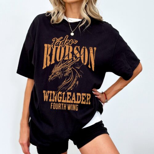 Fourth Wing Xaden Riorson Bookish Dragon Rider Basgiath War College Shirt image 0