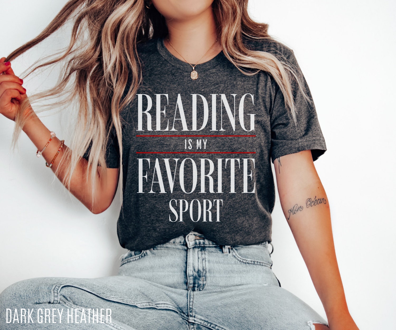 Reading Is My Favorite Sport Bookish Reading Teacher Librarian Lover Shirt image 4