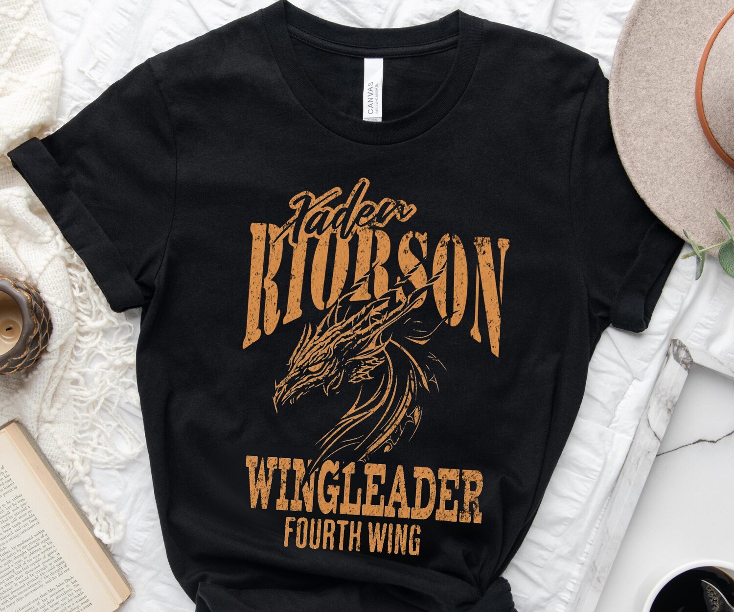 Fourth Wing Xaden Riorson Bookish Dragon Rider Basgiath War College Shirt image 2