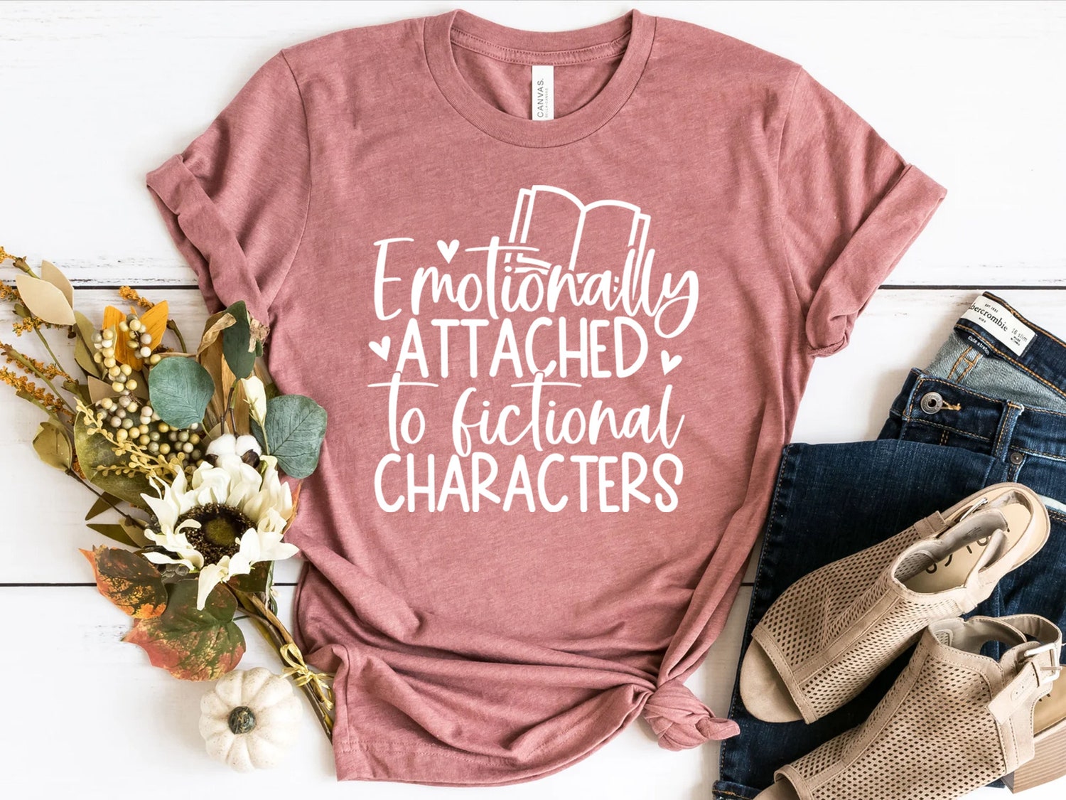 Emotionally Attached To Fictional Characters Funny Reading Book Lover Blogger Nerd Shirt image 5