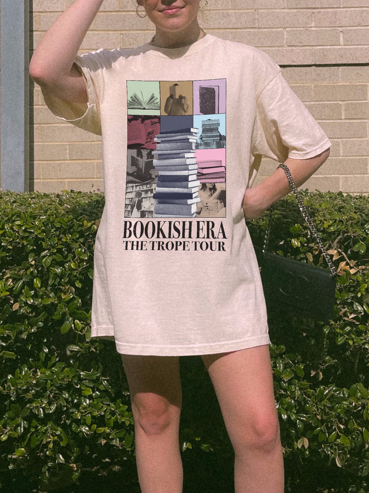 Bookish Era The Trope Tour Lover Concert Reader Romance Women Cute Shirt image 4