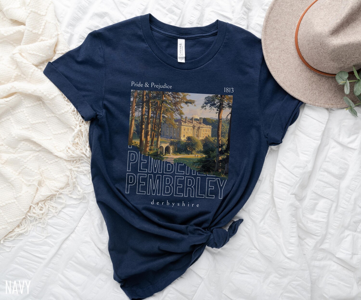 Pride And Prejudice Pemberley Jane Austen Mr. Darcy Classic Book Lover Shirt image 2