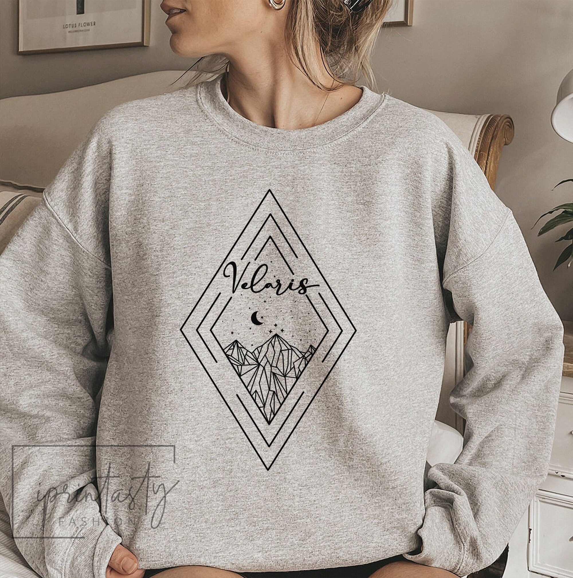 SJM Velaris Bookish The Night Court ACOTAR Dreams Rhysand Fan Sweatshirt image 3