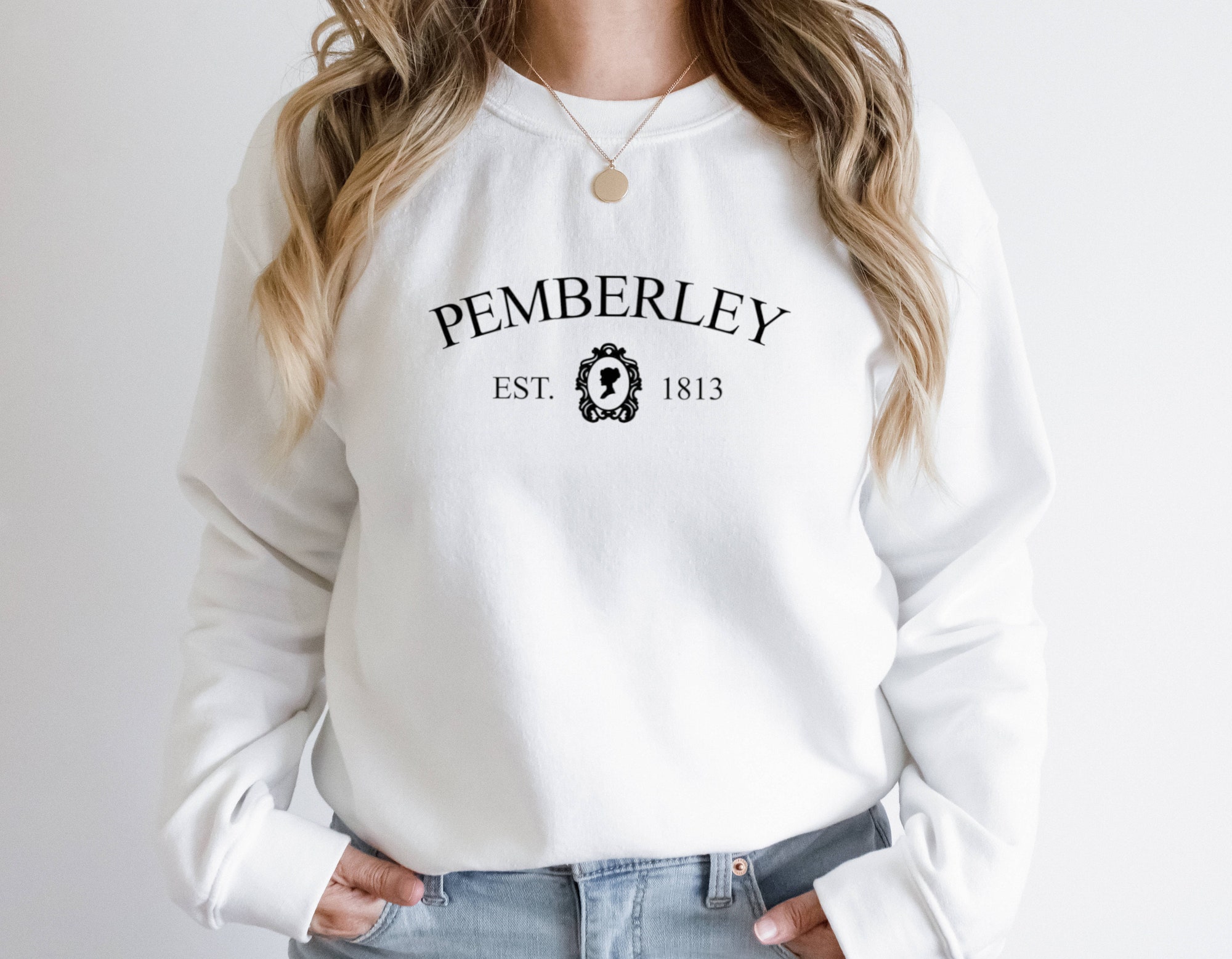 Pemberley Jane Austen Pride Prejudice Bookish Mr Darcy Elizabeth Bennet Sweatshirt image 4