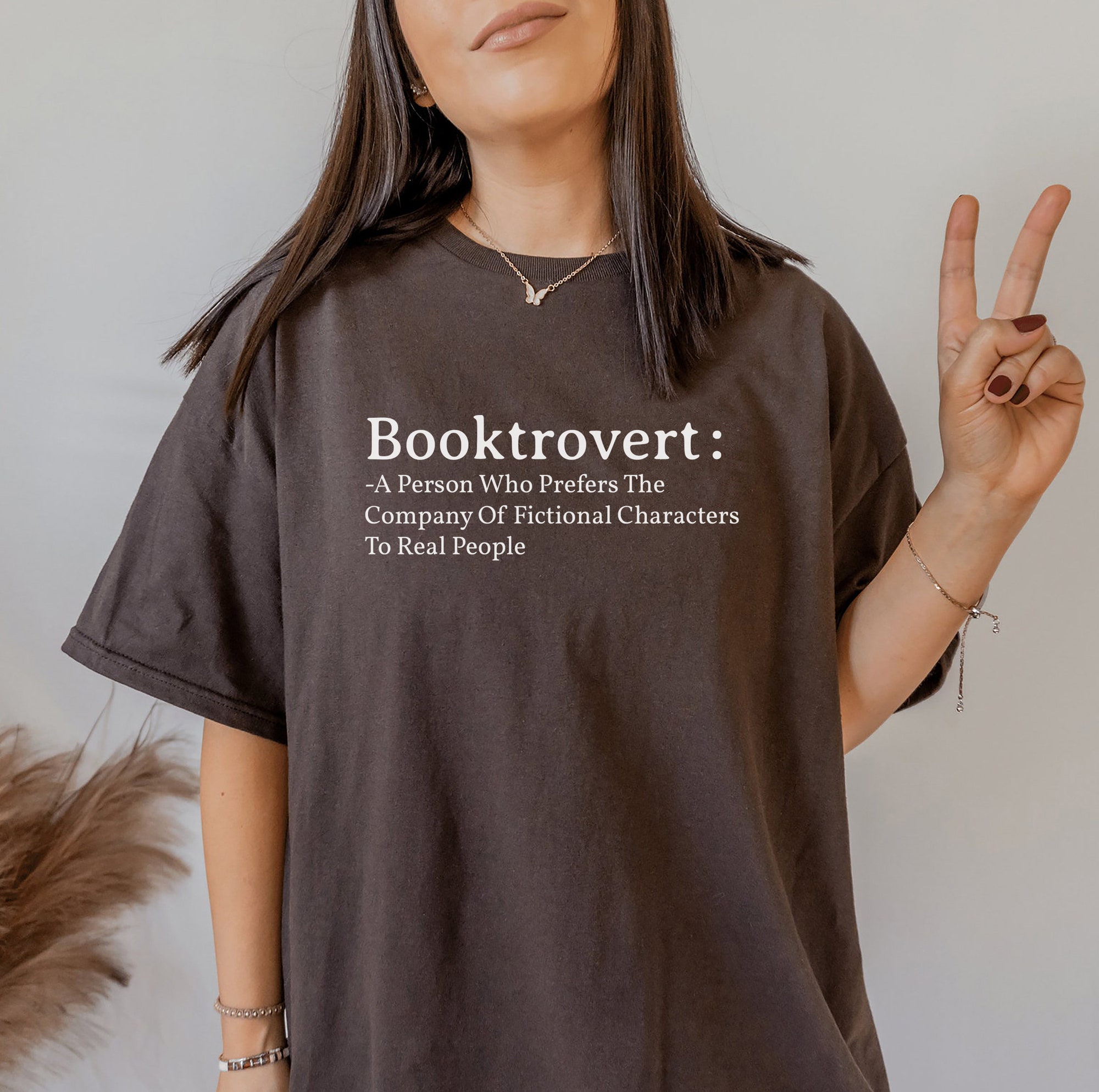 Booktrovert Defention Nerd Lovers Librarian Teacher Shirt image 2