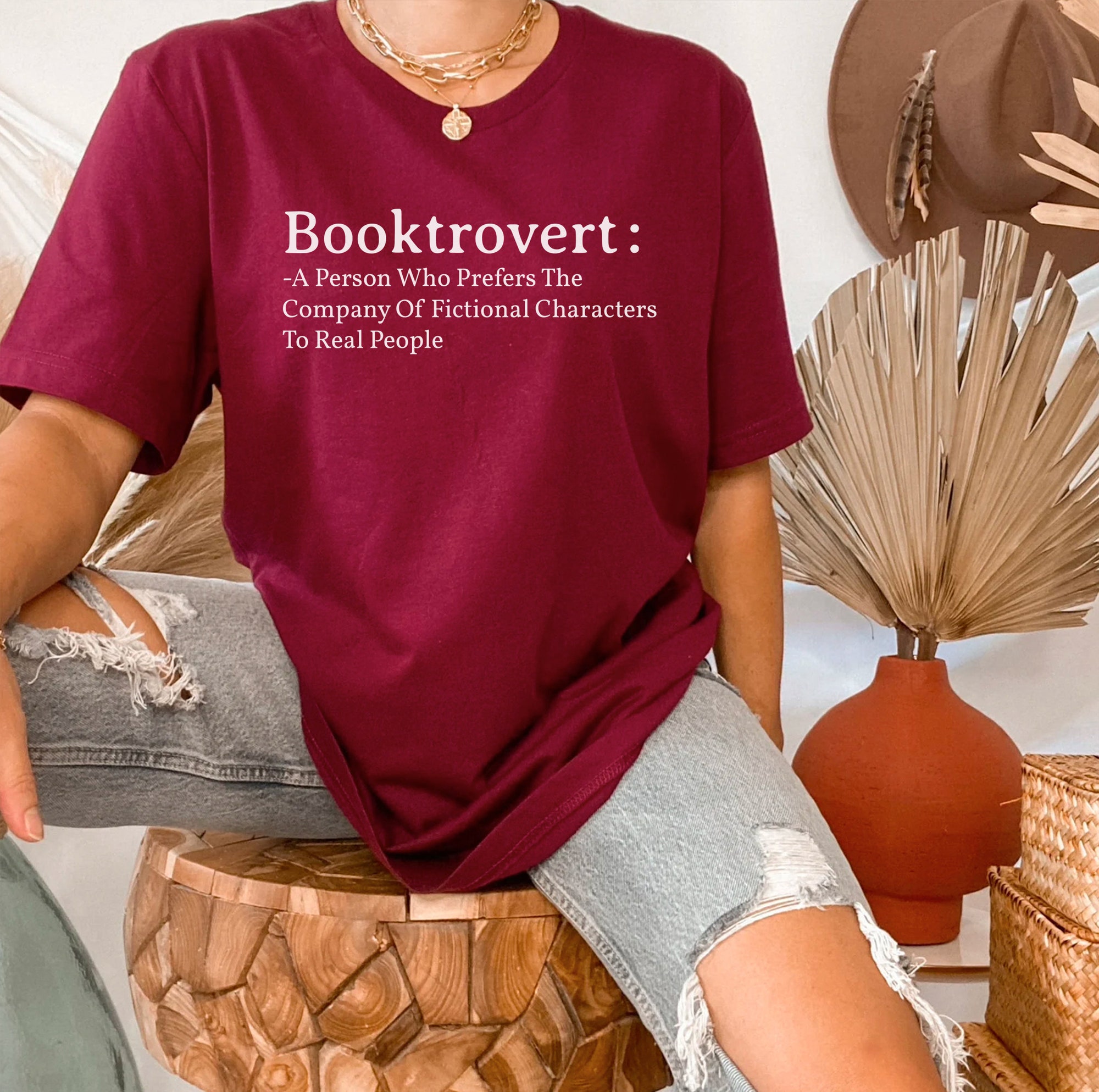 Booktrovert Defention Nerd Lovers Librarian Teacher Shirt image 1