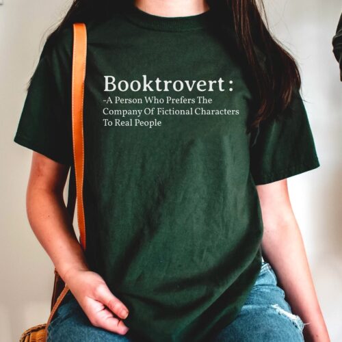 Booktrovert Defention Nerd Lovers Librarian Teacher Shirt image 0