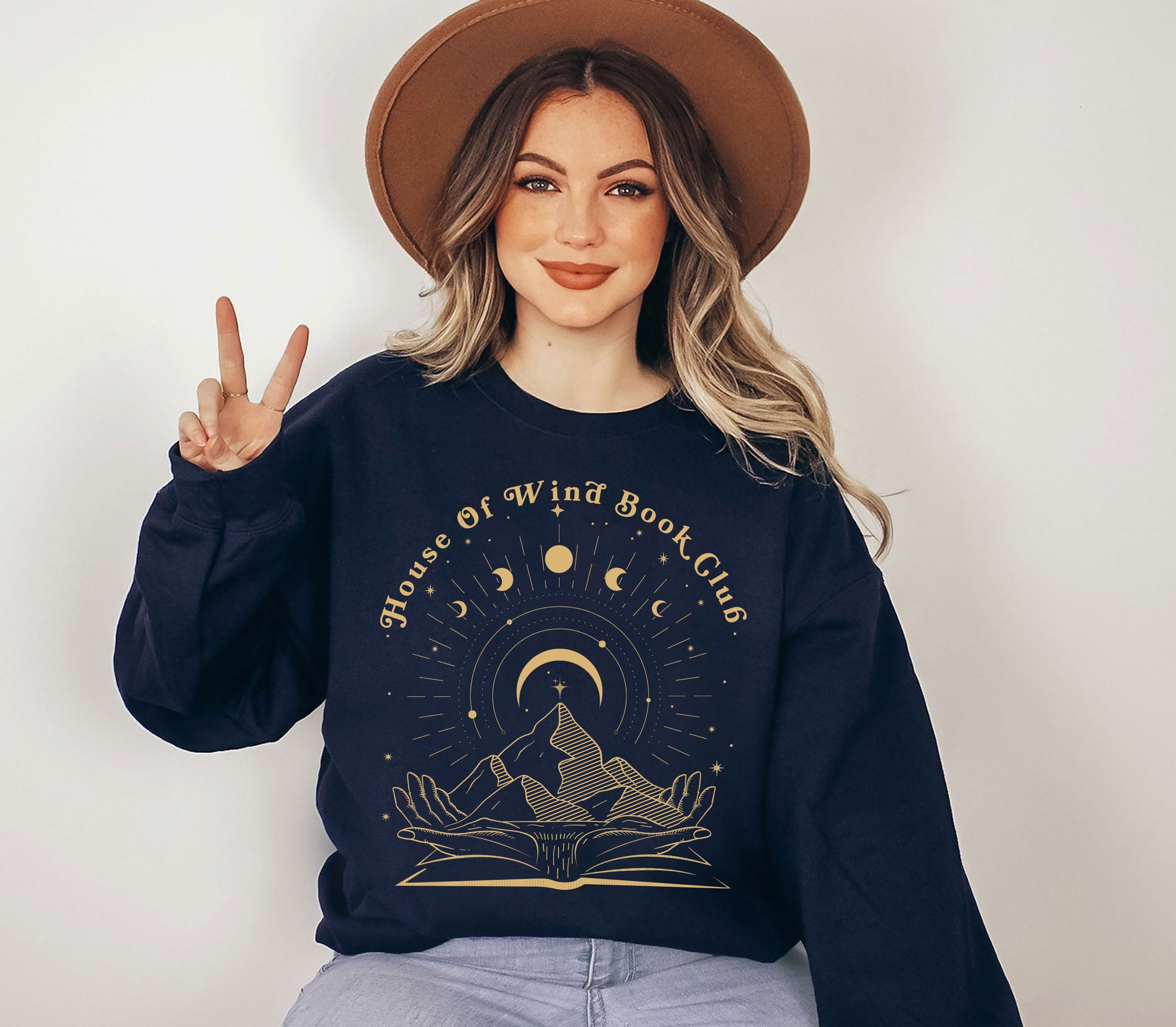 SJM House Of Wind Book Club ACOTAR SJM Crescent City Night Court Sweatshirt image 3