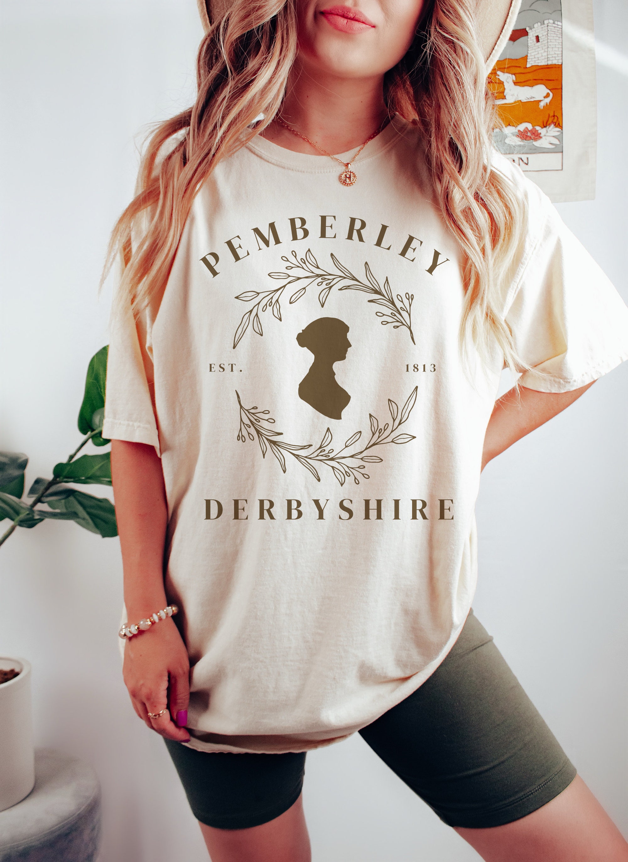 Dark Academia Pemberley Derbyshire Jane Austen Bookish Reading Librarian Shirt image 3