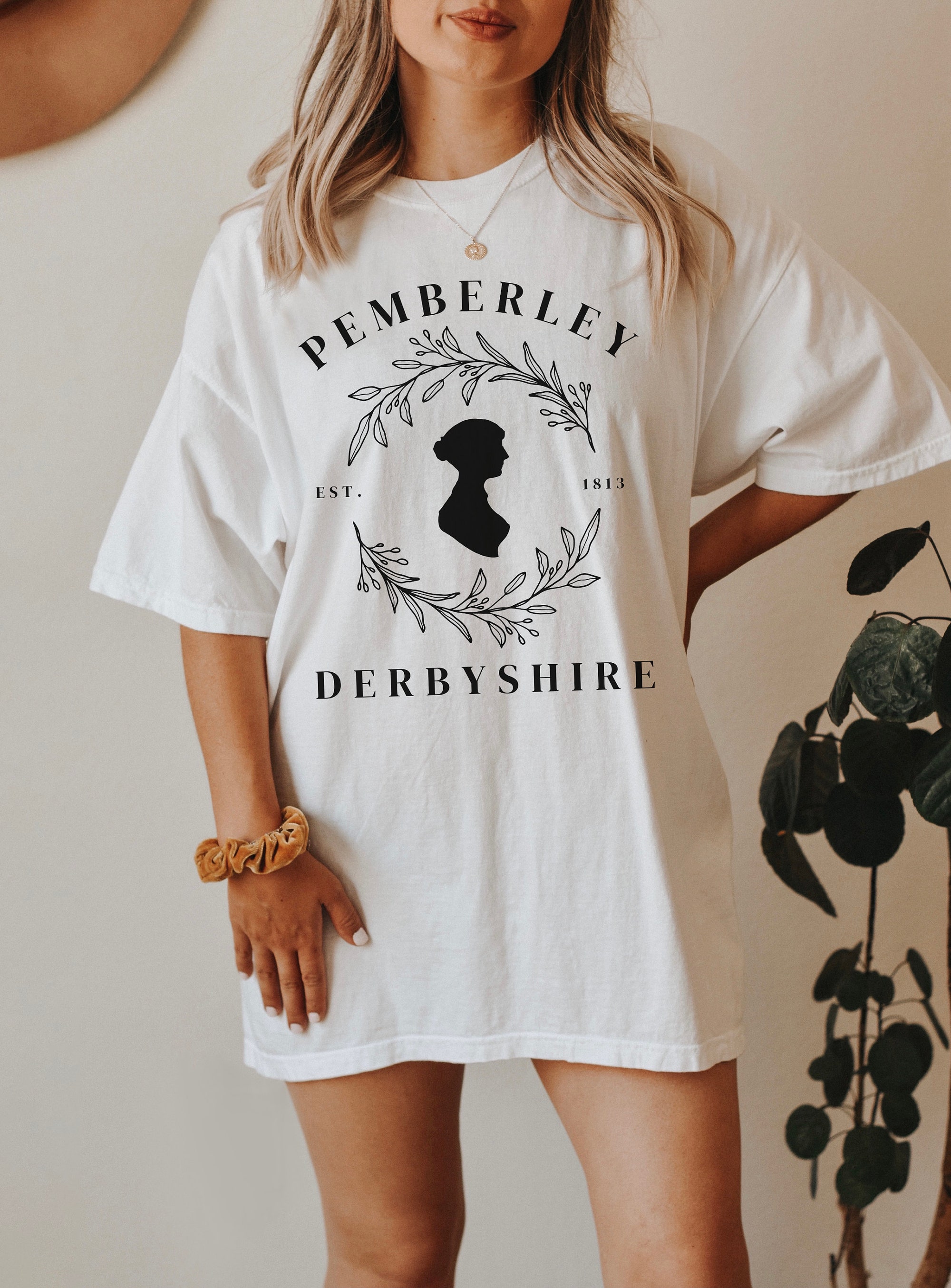 Dark Academia Pemberley Derbyshire Jane Austen Bookish Reading Librarian Shirt image 5