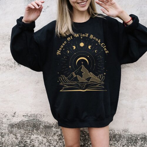 SJM House Of Wind Book Club ACOTAR SJM Crescent City Night Court Sweatshirt image 0