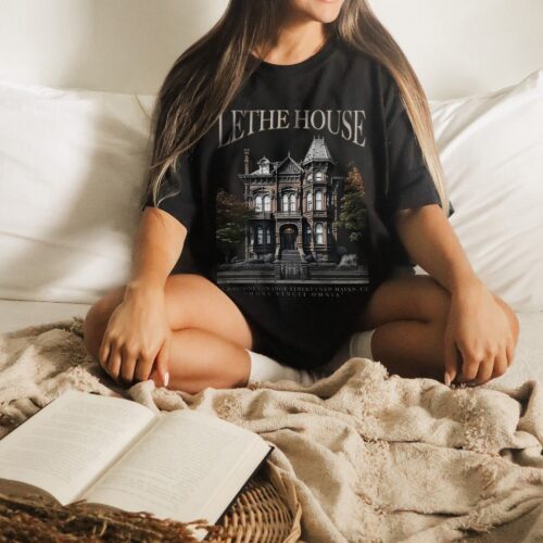 Lethe House Bastone Hell Stern Darlington Dawes Leah Dark Yale Secret Society Book Shirt image 0