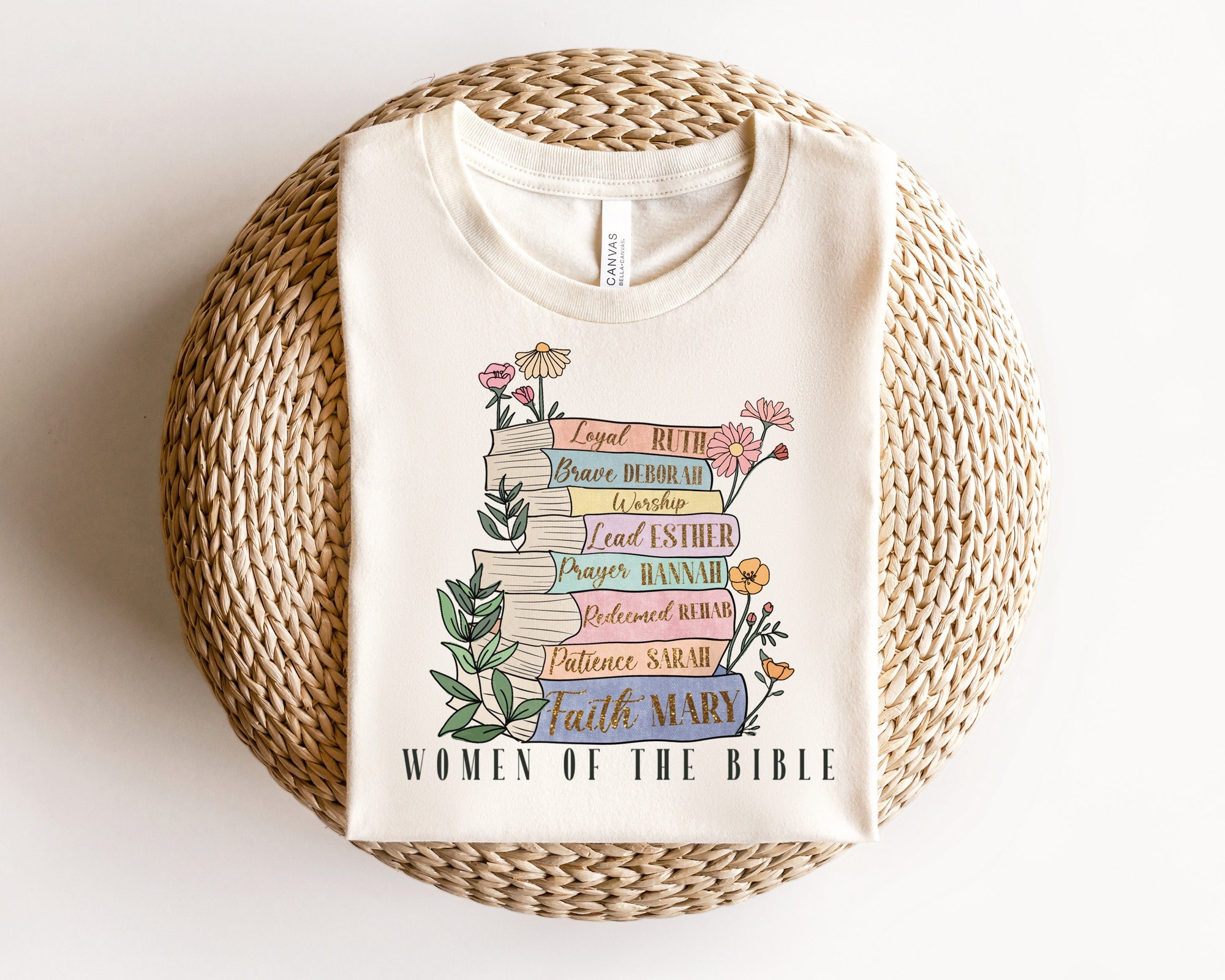 Women of The Bible Books Christian Artwork Faith Sublimation Sweatshirt image 3