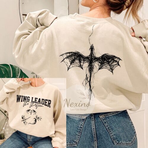 Wing Leader The Thirteen Book Lover Readers ACOTAR Sweatshirt image 0