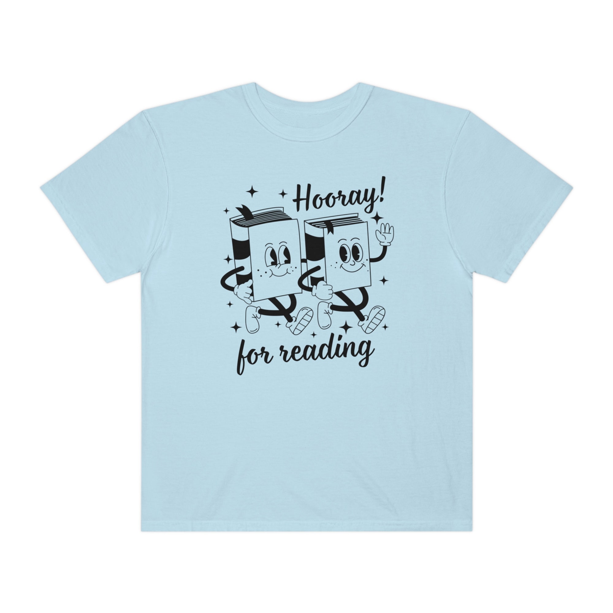 Retro Hooray For Reading Library Funny Book Teacher Cute School Lover Shirt image 6