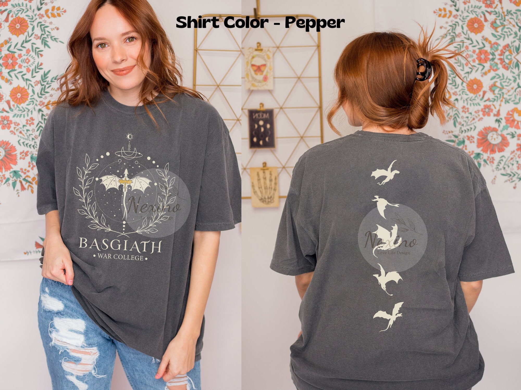 Basgiath War College Fourth Wing Dragon Rider Rebecca Yoros Bookish Shirt image 4