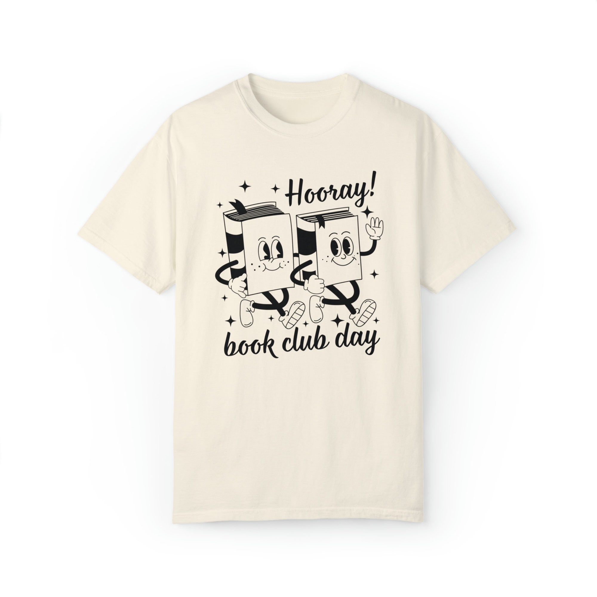 Retro Hooray Book Club Day Reading Funny Teachers Back To School Lovers Shirt image 6