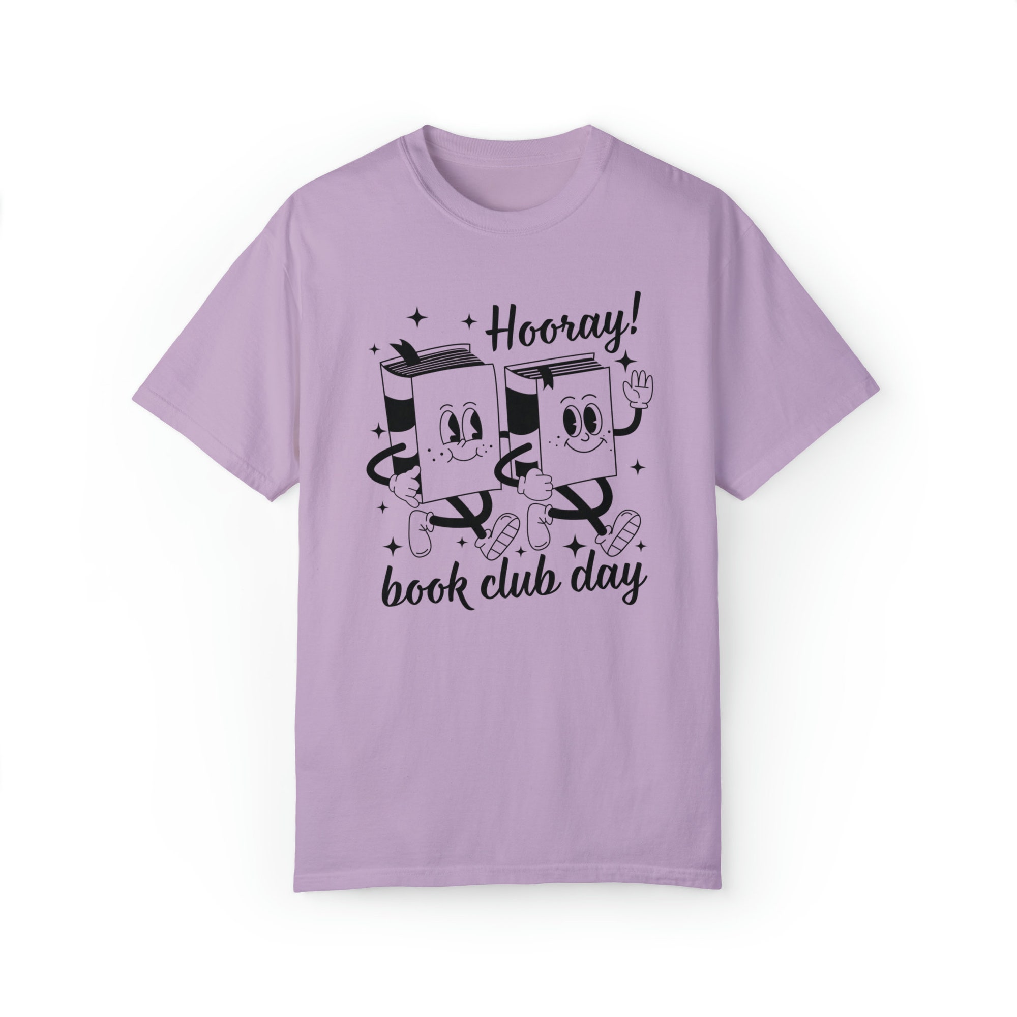 Retro Hooray Book Club Day Reading Funny Teachers Back To School Lovers Shirt image 7