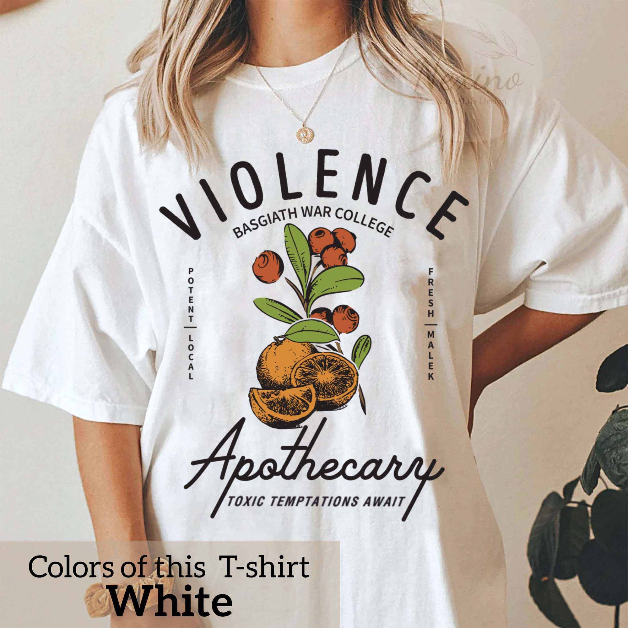 Violet Sorrengail Apothecary Basgiath War College Book Lovers Fourth Wing Quadrant Shirt image 2