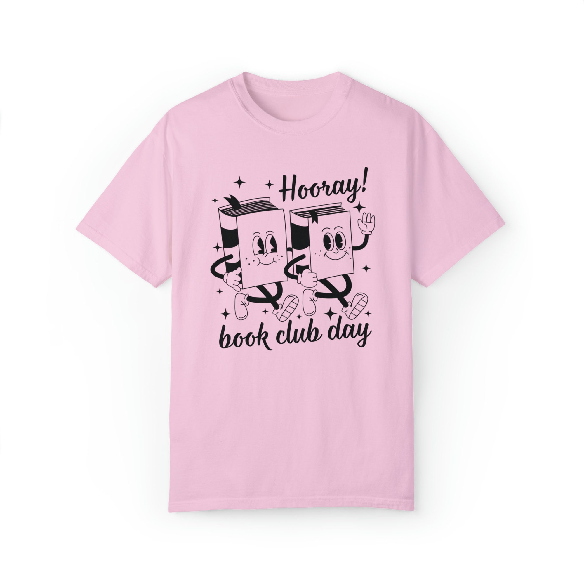 Retro Hooray Book Club Day Reading Funny Teachers Back To School Lovers Shirt image 5