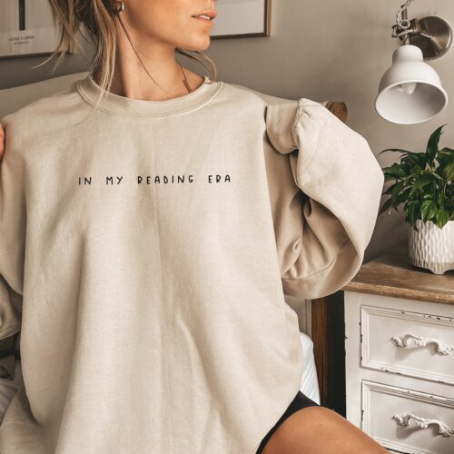 In My Reading Era Bookish Club Lover Cute Sweatshirt image 0