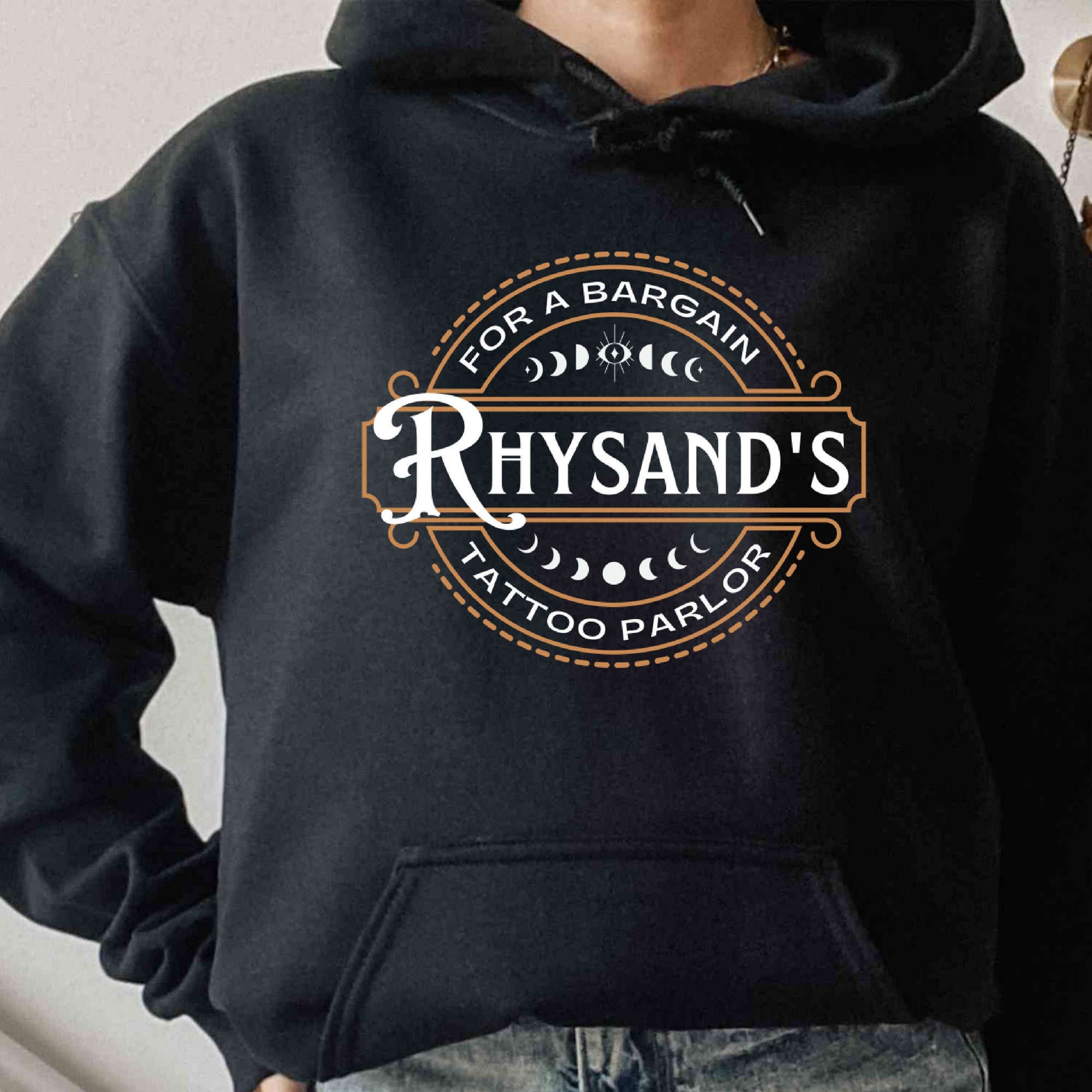 Rhysand's Acotar Velaris Night Court of Thorns and Roses Bookish Feyre Hoodie image 2