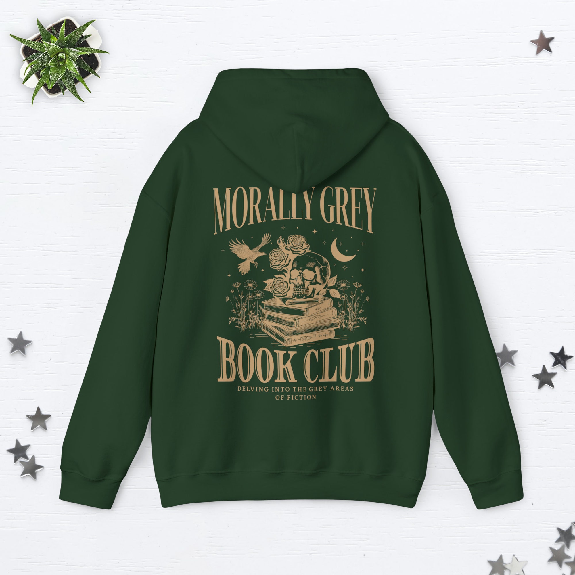 Morally Grey Book Club Smut Worm Death By TBR Dark Romantasy Enemies To Lovers Hoodie image 5