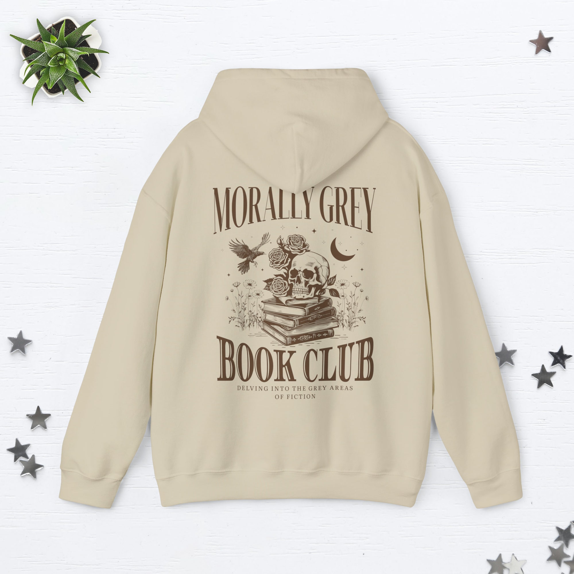 Morally Grey Book Club Smut Worm Death By TBR Dark Romantasy Enemies To Lovers Hoodie image 6