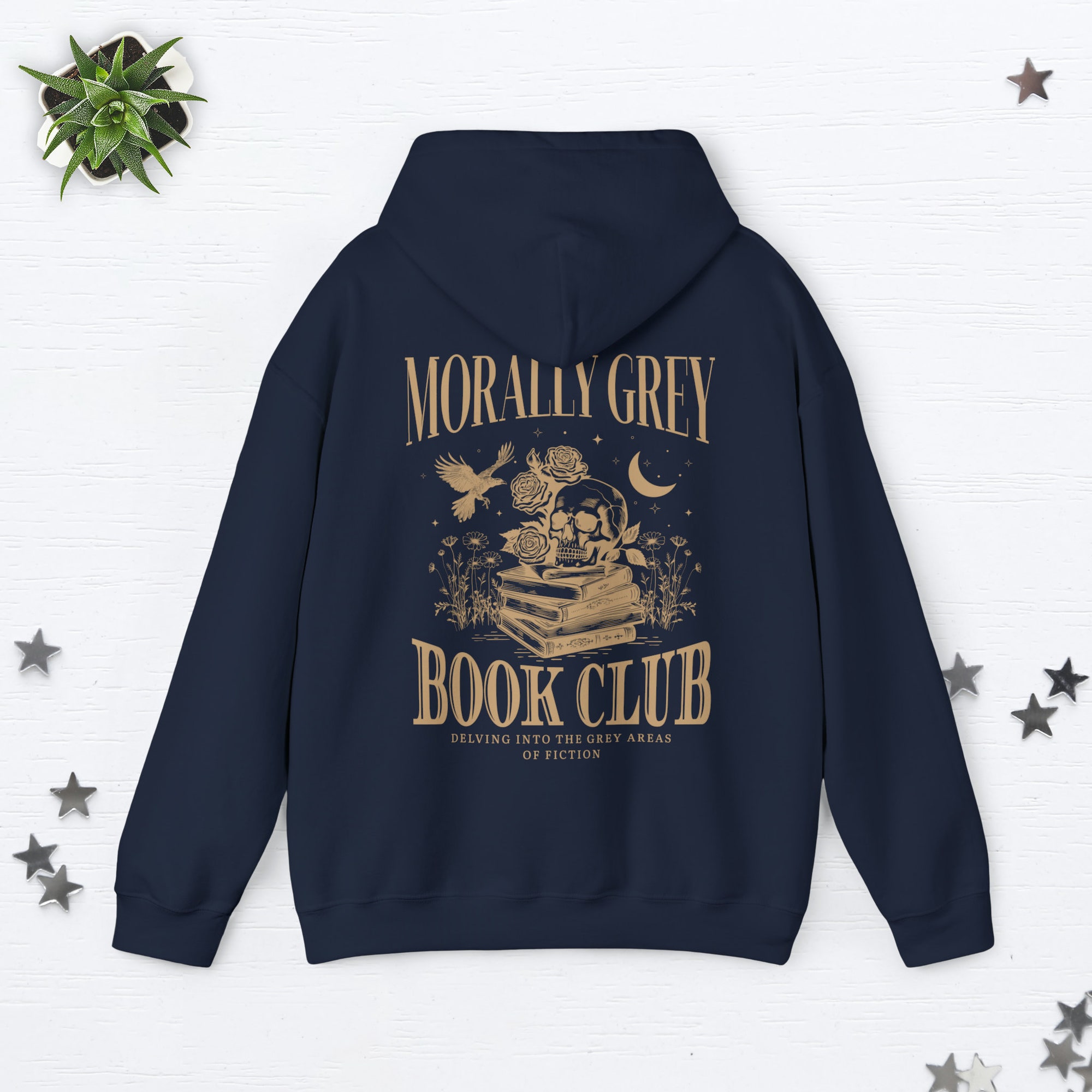 Morally Grey Book Club Smut Worm Death By TBR Dark Romantasy Enemies To Lovers Hoodie image 4