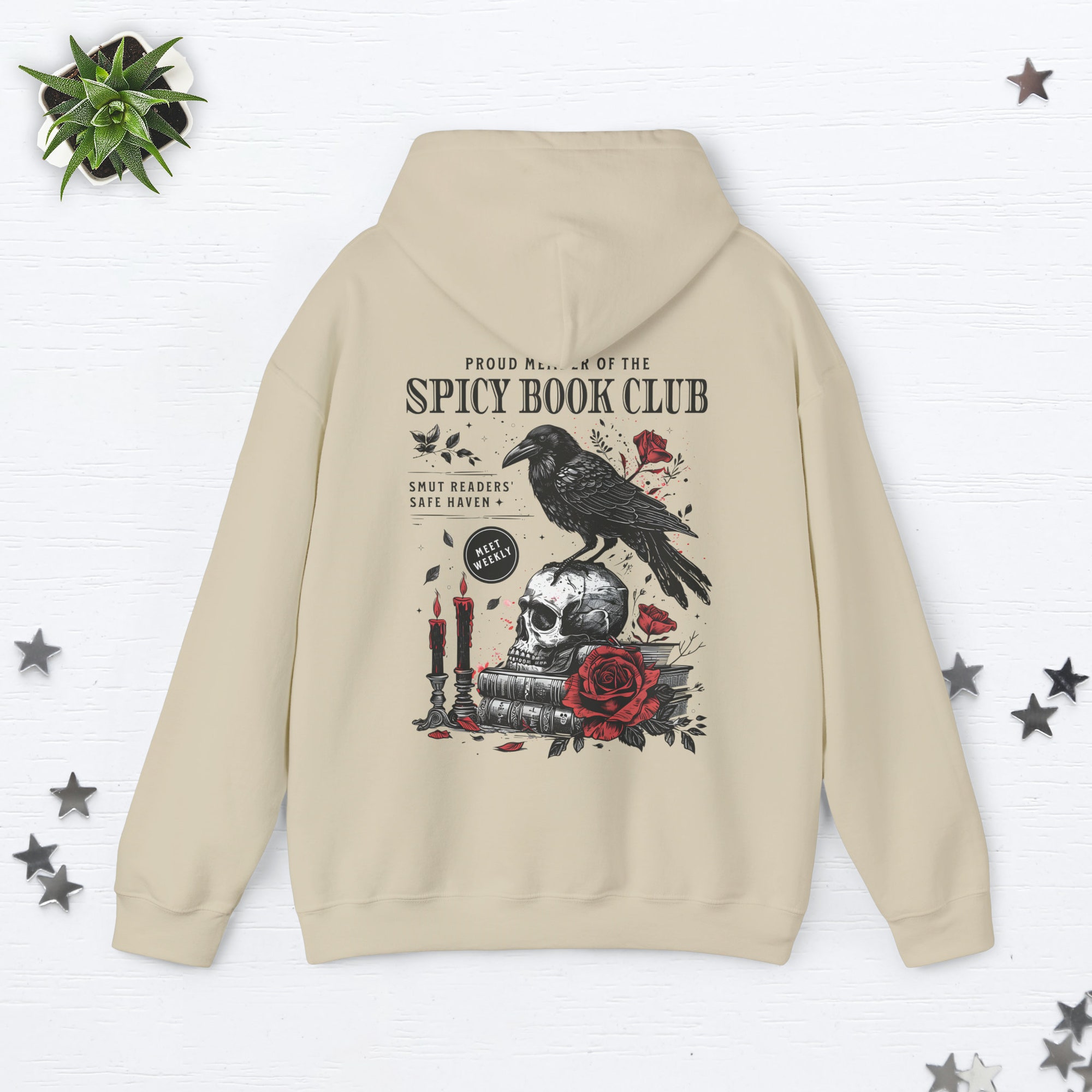 Spicy Book Club Morally Grey Smut Lover Death By Tbr Romantasy Enemies To Lovers Hoodie image 2