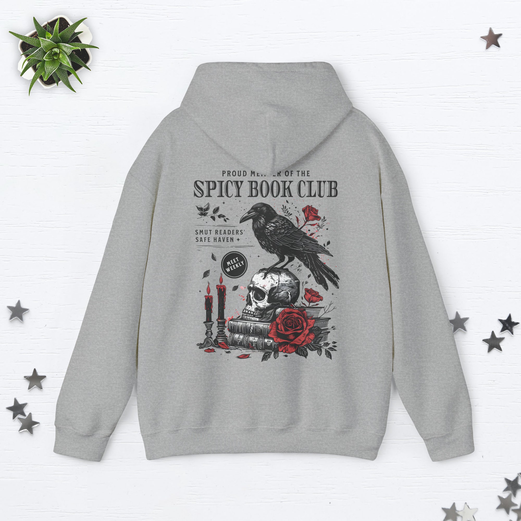 Spicy Book Club Morally Grey Smut Lover Death By Tbr Romantasy Enemies To Lovers Hoodie image 3