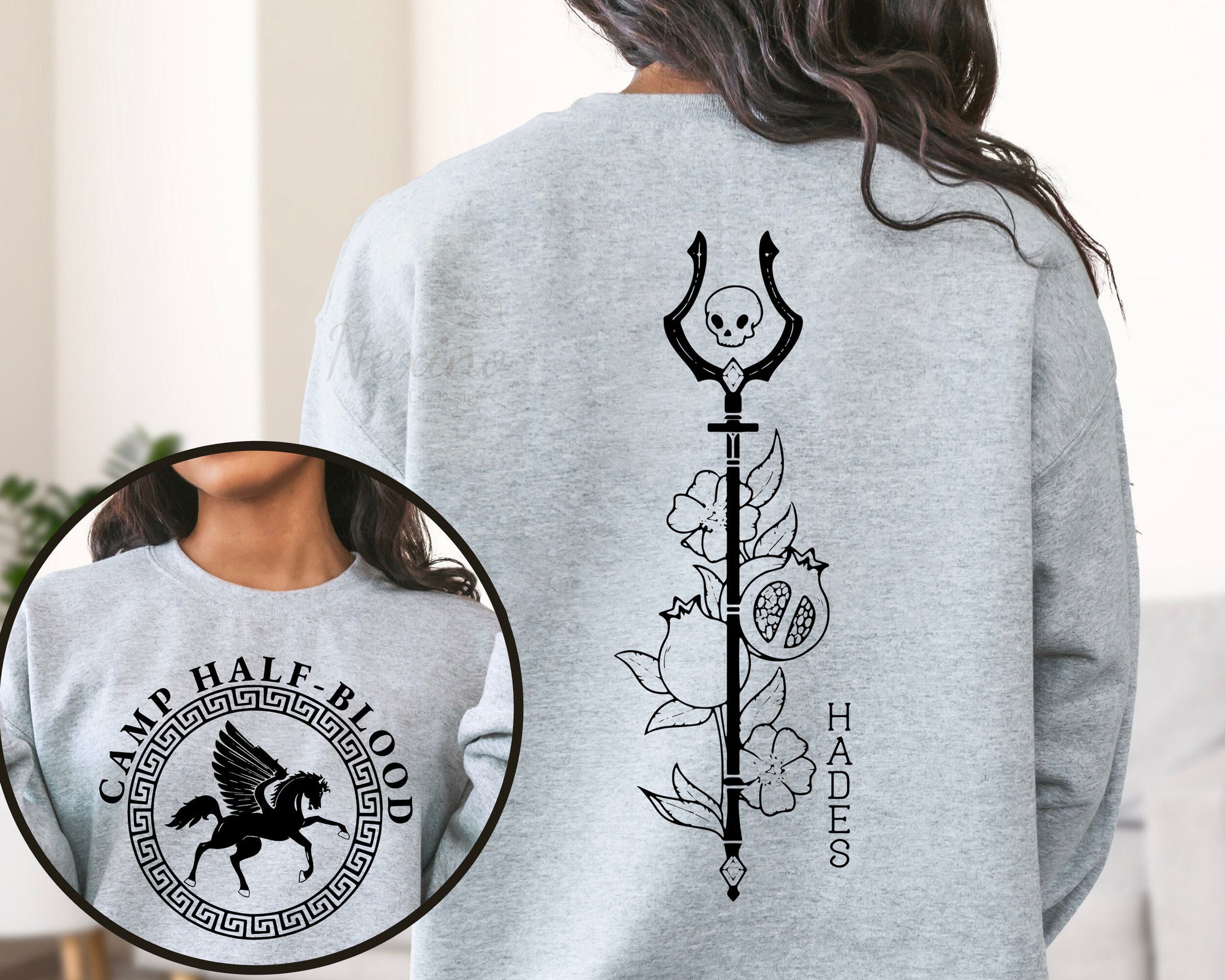 Camp Half Blood Percy Jackson Long Island Sound Olympians Bookish Sweatshirt image 3