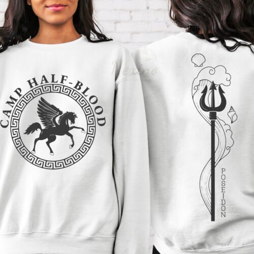 Camp Half Blood Percy Jackson Long Island Sound Olympians Bookish Sweatshirt image 0