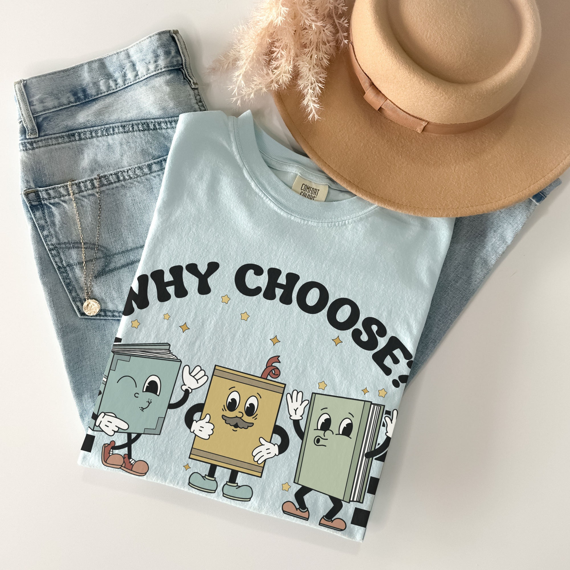 Retro Why Choose Yes I Need Them All Bookish Funny Reader Addict Spicy Romantasy Shirt image 6