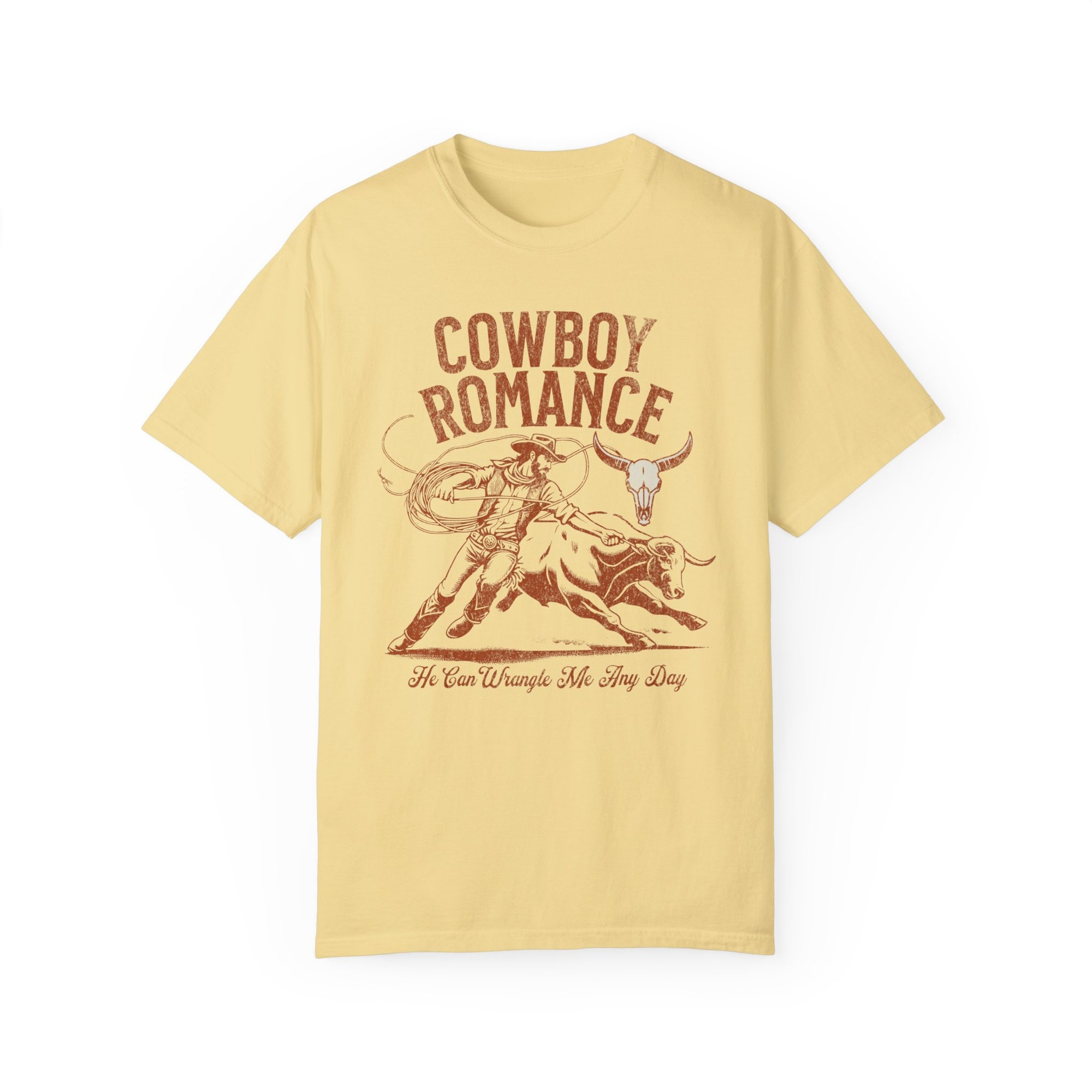 Cowboy Romance He Can Wrangle Me Every Day Bookish Reader Smut Funny Western Shirt image 4