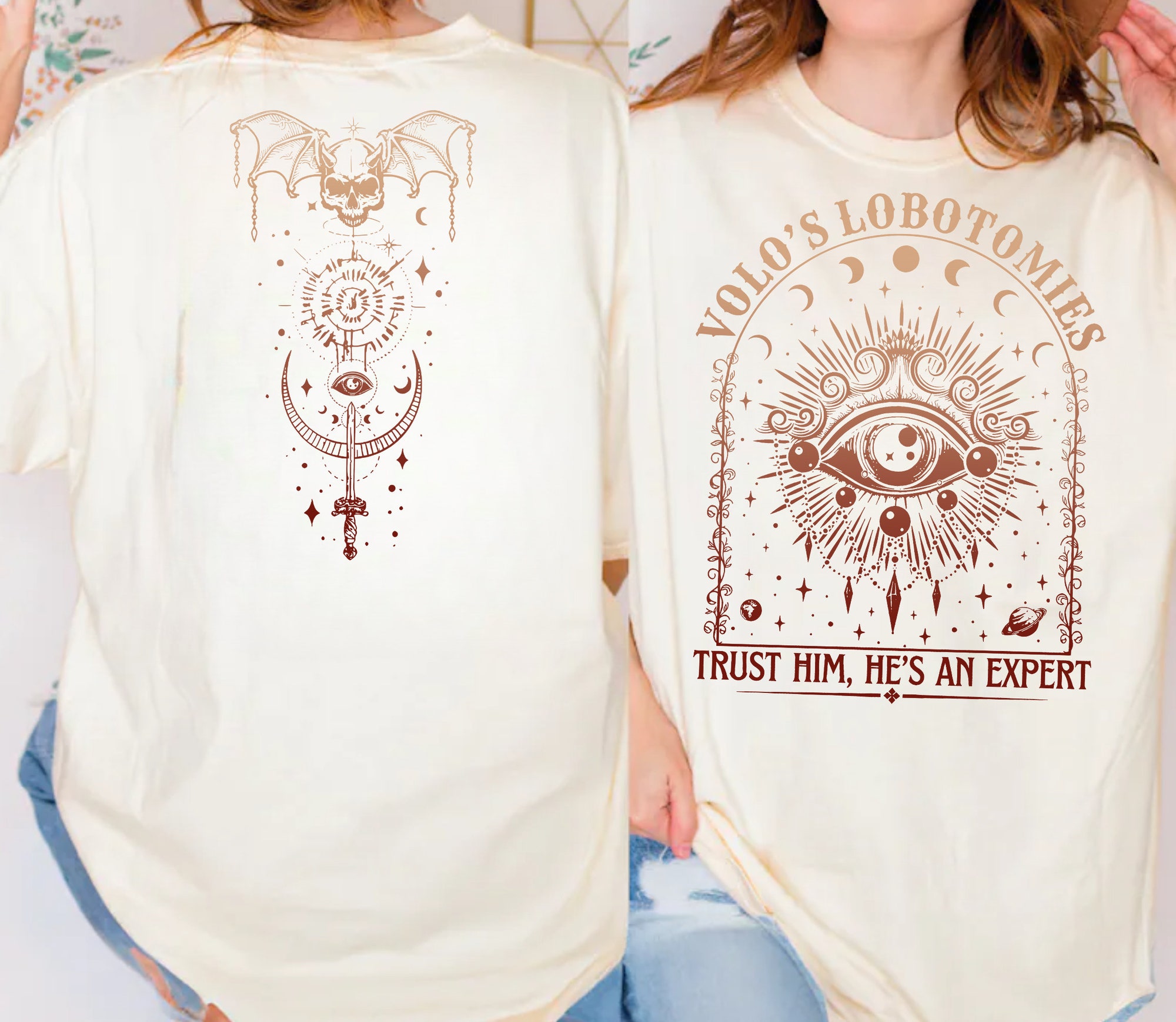 Volo's Lobotomies Astarion Baldur's Gate 3 Dark Humor High Elf Gaming Book Lover Shirt image 1