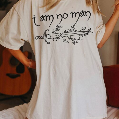 I Am No Man Fantasy Reading Fandom Literature Book Lover Reader Shirt image 0