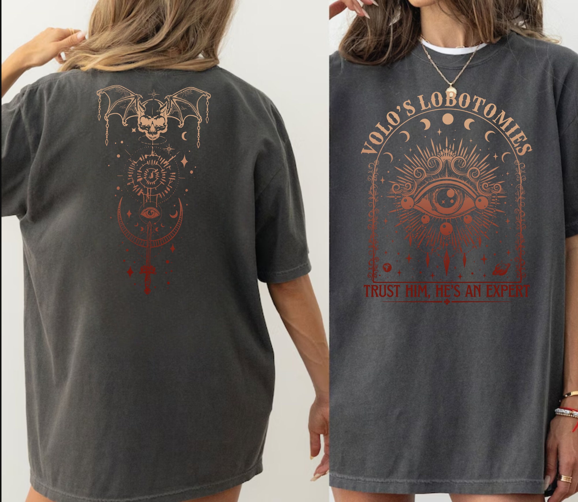 Volo's Lobotomies Astarion Baldur's Gate 3 Dark Humor High Elf Gaming Book Lover Shirt image 2