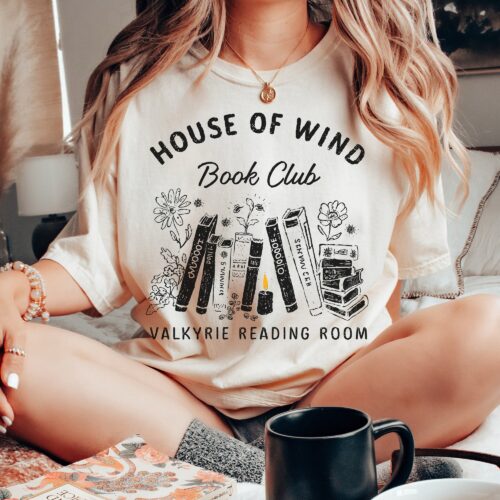 House Of Wind Book Club Valkyrie Reading Room ACOTAR Night Court SJM Shirt image 0