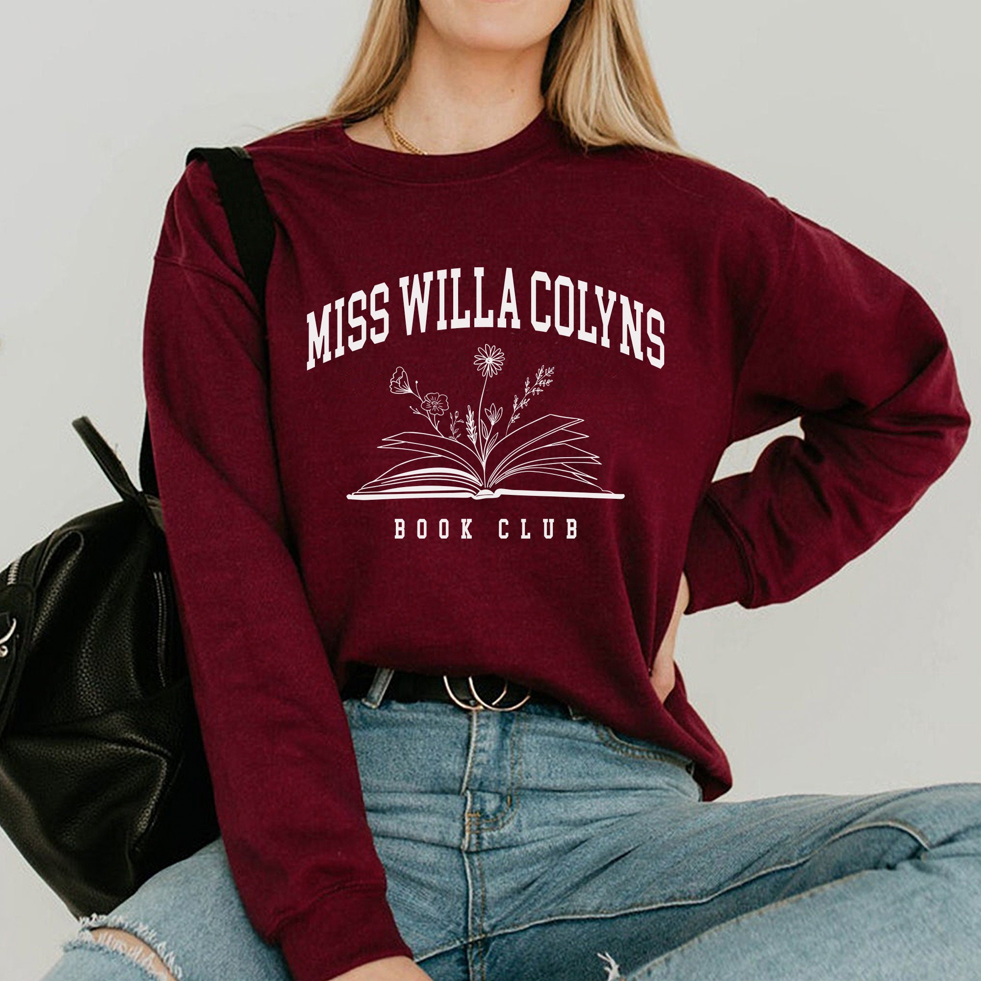 SJM Miss WIlla Colyns Book Club We Will Rise From Blood and Ash Sweatshirt image 2