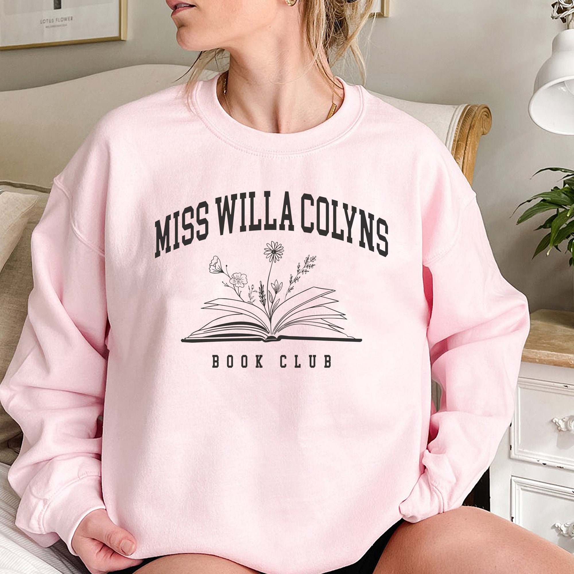 SJM Miss WIlla Colyns Book Club We Will Rise From Blood and Ash Sweatshirt image 5