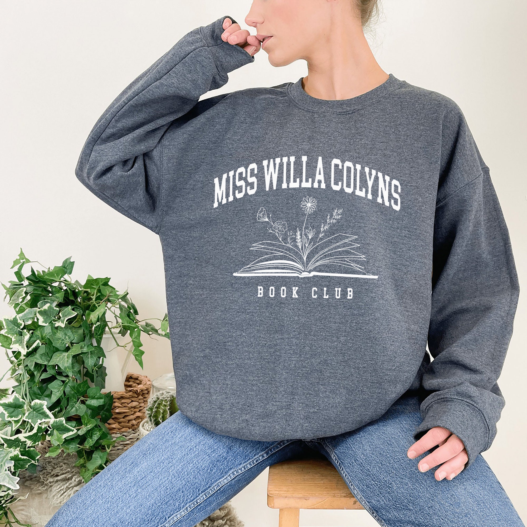 SJM Miss WIlla Colyns Book Club We Will Rise From Blood and Ash Sweatshirt image 3