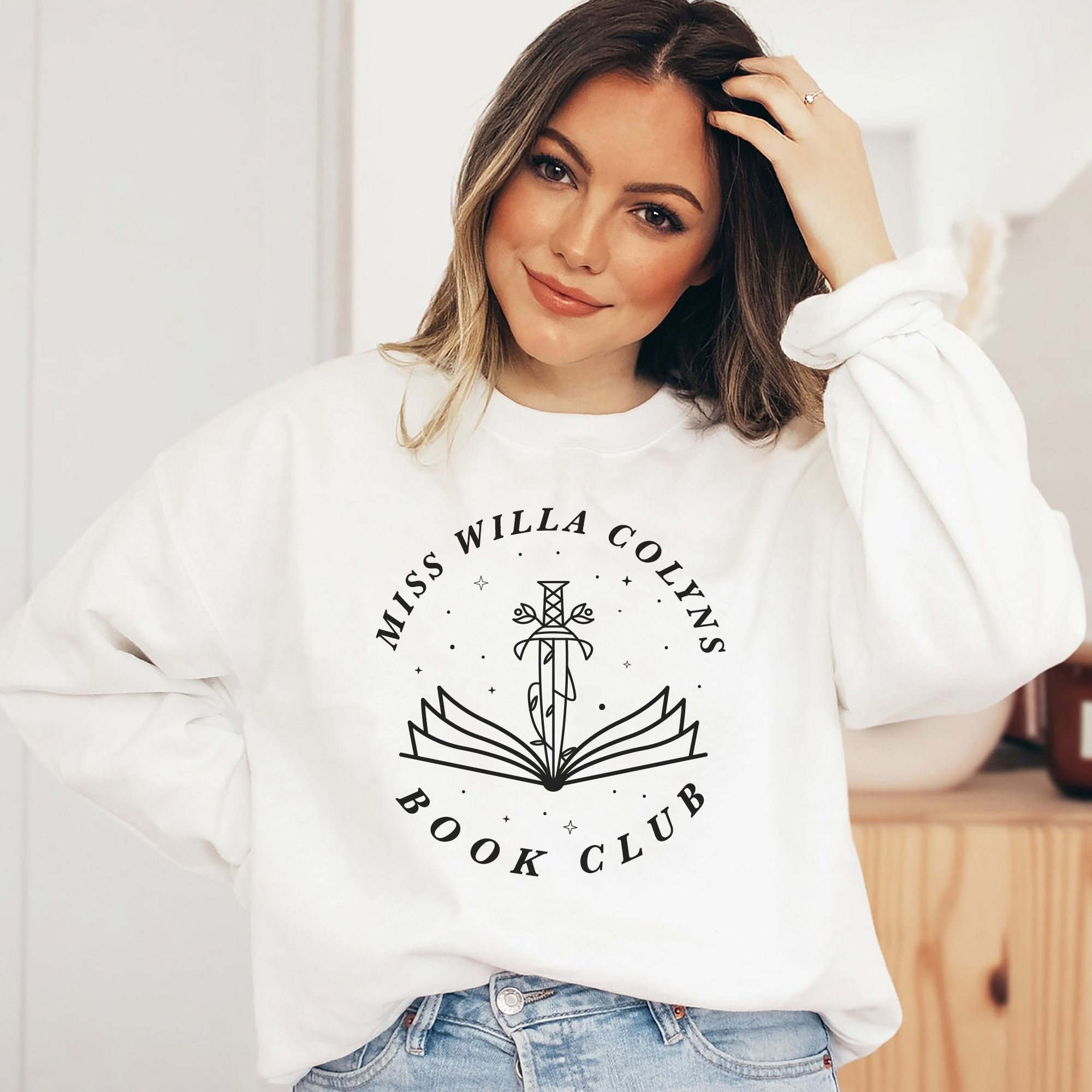 SJM Miss WIlla Colyns Book Club We Will Rise From Blood And Ash Sweatshirt image 1